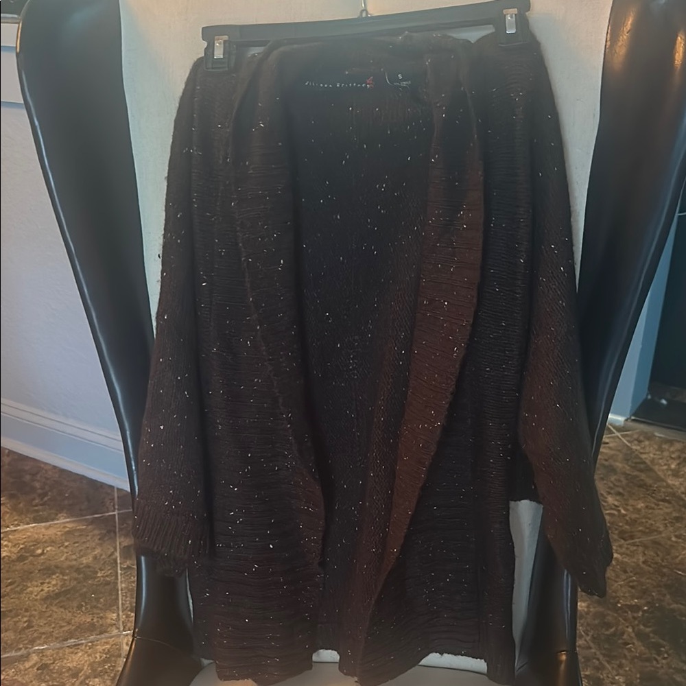 Heather brown cardigan